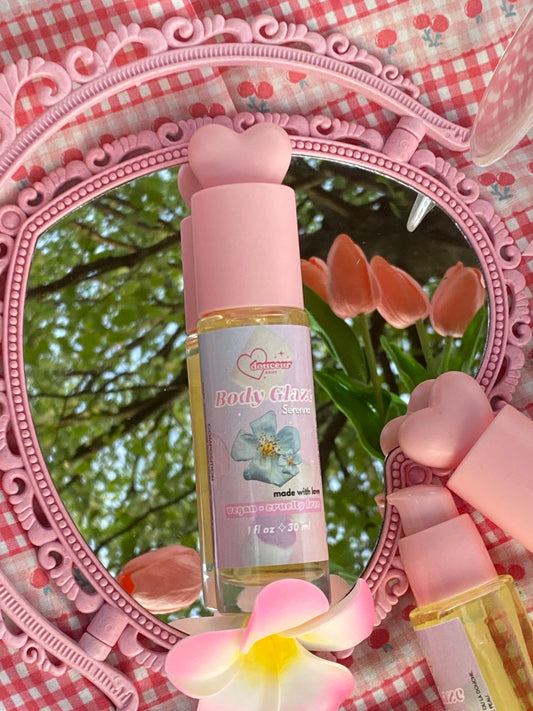Body Glaze huile sèche Serenna    🌺🍼