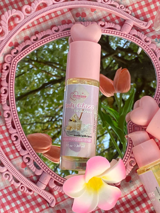 Huile sèche Body Glaze Vanilla Shake 30ml parfum vanille gourmande